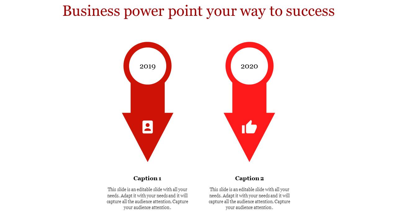 business powerpoint-Business power point your way to success-2-Red